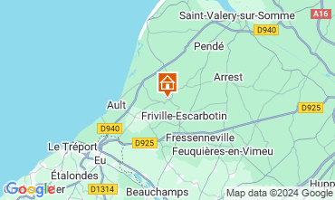 Mapa Saint Valéry sur Somme Casa de turismo rural/Casa de campo 129151