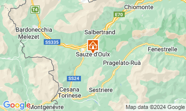 Mapa Sauze d'Oulx Apartamentos 74041