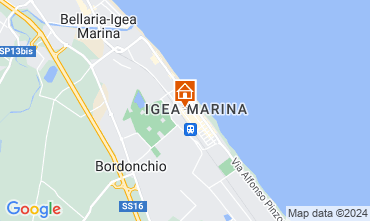 Mapa Bellaria Igea Marina Apartamentos 82163