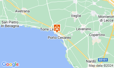 Mapa Porto Cesareo Apartamentos 103263