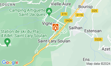 Mapa Saint Lary Soulan Apartamentos 110668