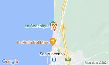 Mapa San Vincenzo Apartamentos 123768