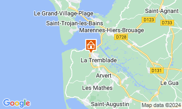 Mapa Ronce-les-Bains Vivenda 109881