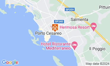 Mapa Porto Cesareo Apartamentos 123374