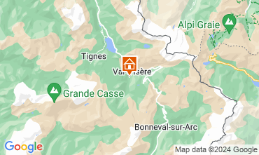 Mapa Val d'Isère Apartamentos 3347