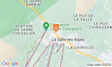 Mapa Serre Chevalier Chal 2855