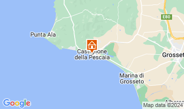 Mapa Castiglione della Pescaia Estdio 47080