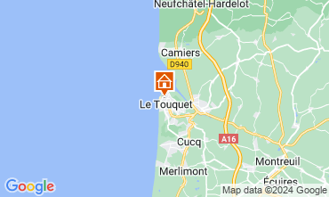 Mapa Le Touquet Apartamentos 114396