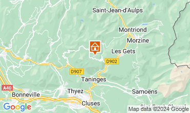 Mapa Praz de Lys Sommand Apartamentos 124429