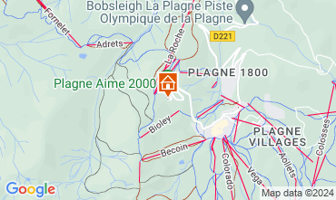 Mapa La Plagne Estúdio 67091