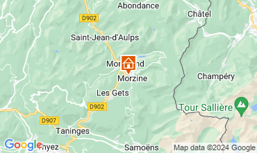 Mapa Morzine Apartamentos 39340