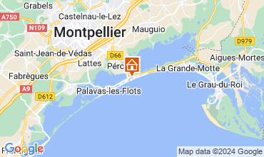 Mapa Carnon Plage Apartamentos 68800