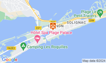 Mapa Carnon Plage Apartamentos 68800