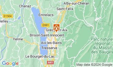 Mapa Aix Les Bains Apartamentos 128852