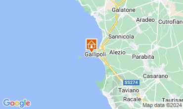 Mapa Gallipoli Apartamentos 125492