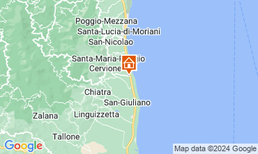 Mapa Cervione Casa 122759