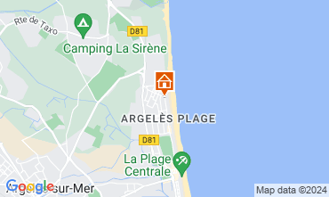 Mapa Argeles sur Mer Apartamentos 93461