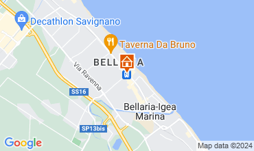 Mapa Bellaria Igea Marina Apartamentos 76604