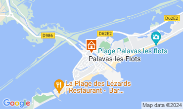 Mapa Palavas-les-Flots Estúdio 128778