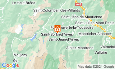 Mapa Saint Sorlin d'Arves Apartamentos 39437