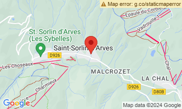 Mapa Saint Sorlin d'Arves Apartamentos 39437