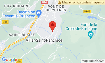 Mapa Serre Chevalier Chal 66793