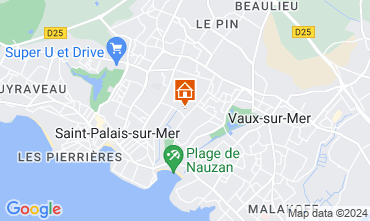 Mapa Saint Palais sur Mer Mobil Home 128468