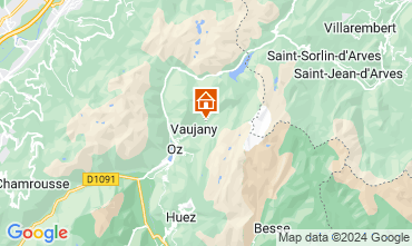 Mapa Vaujany Apartamentos 3327