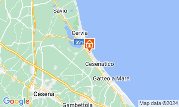 Mapa Cervia Apartamentos 107587