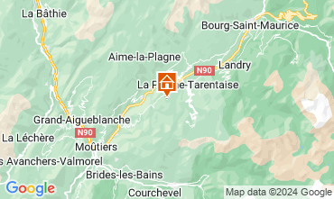Mapa La Plagne Chal 27113