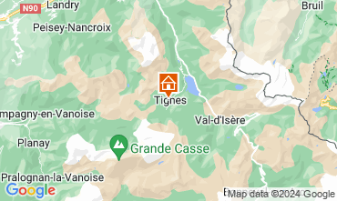 Mapa Tignes Estdio 28939