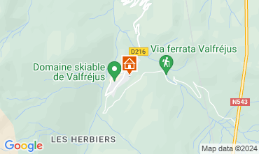 Mapa Valfrjus Apartamentos 121372