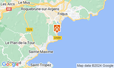 Mapa Saint Aygulf Apartamentos 125075