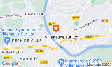 Mapa Villeneuve-sur-Lot Apartamentos 127418