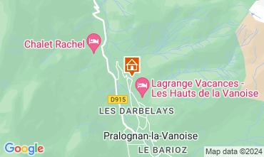 Mapa Pralognan la Vanoise Chal 44318