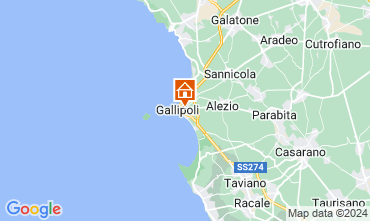 Mapa Gallipoli Apartamentos 118348