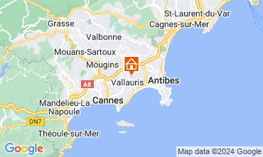 Mapa Cannes Vivenda 123238