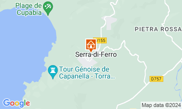 Mapa Serra-di-Ferro Apartamentos 128341