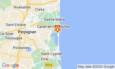 Mapa Canet-en-Roussillon Mobil Home 121955