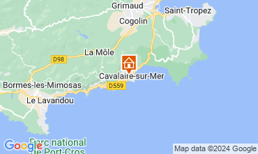 Mapa Cavalaire-sur-Mer Apartamentos 76631