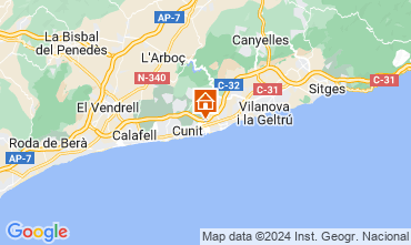 Mapa Sitges Casa 126627