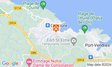 Mapa Collioure Apartamentos 113884