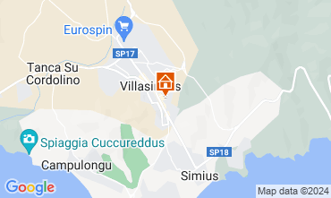 Mapa Villasimius Apartamentos 125634