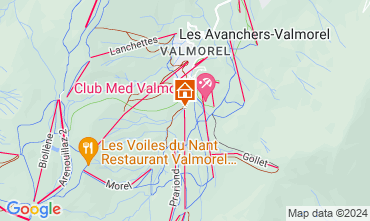 Mapa Valmorel Apartamentos 37079