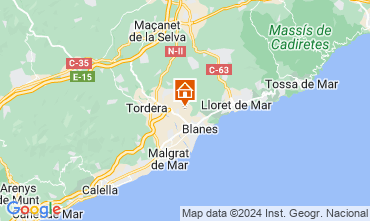 Mapa Lloret de Mar Apartamentos 123202