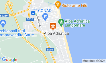 Mapa Alba Adriatica Apartamentos 118596