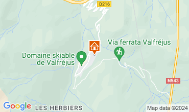 Mapa Valfrjus Apartamentos 79693