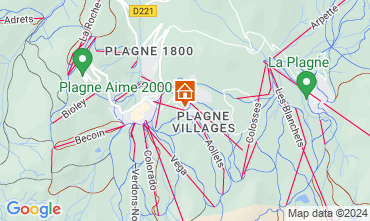 Mapa La Plagne Estúdio 106820