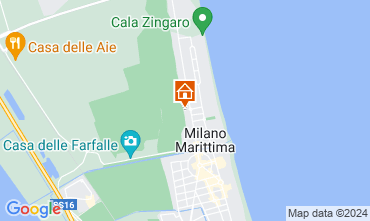 Mapa Milano Marittima Apartamentos 119316