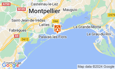 Mapa Palavas-les-Flots Apartamentos 67533